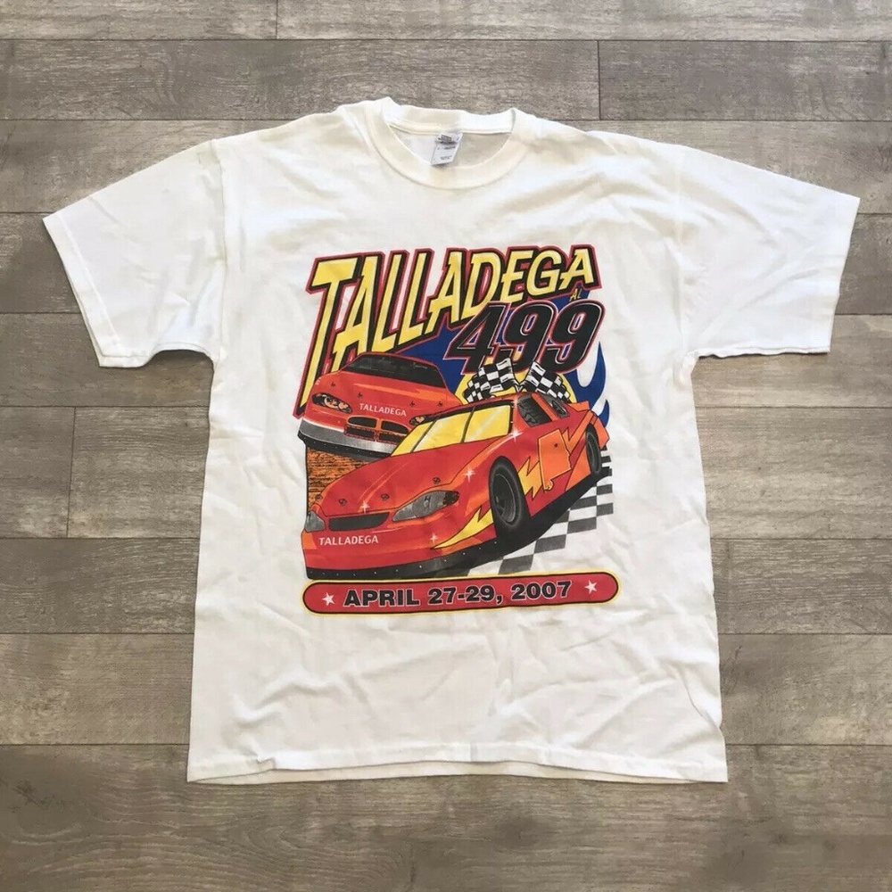 Vintage Talladega Superspeedway Nascar 2 Sided LRG